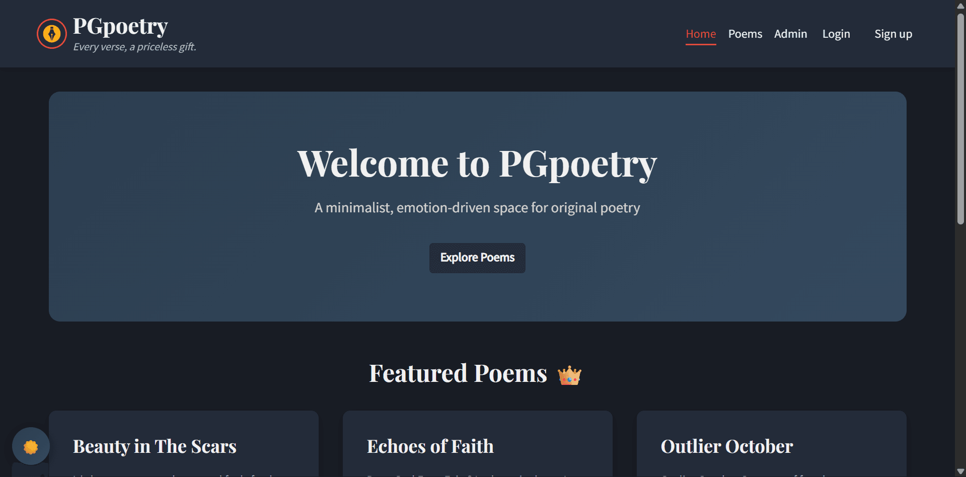 PG Poetic Pen